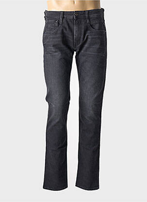 Jeans coupe slim stretch taille normale noir REPLAY homme
