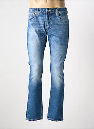 Jeans coupe slim stretch taille normale bleu GUESS homme