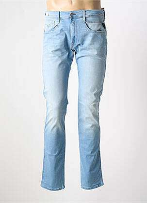Jeans coupe slim stretch taille normale bleu REPLAY homme
