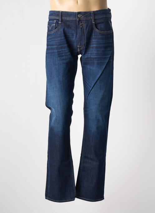 Jeans coupe droite bleu REPLAY pour homme