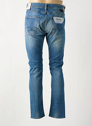Jeans coupe slim fermeture boutonnée sur le devant taille normale bleu REPLAY homme