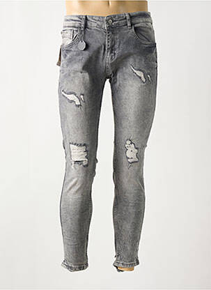 Jeans skinny stretch taille normale gris PROJECT X PARIS homme
