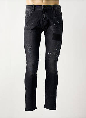 Jeans skinny stretch taille normale noir TEDDY SMITH homme