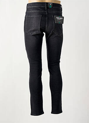 Jeans skinny stretch taille normale noir TEDDY SMITH homme