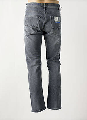 Jeans coupe droite fermeture boutonnée sur le devant taille normale gris REPLAY homme