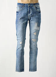 Jeans skinny fermeture boutonnée sur le devant taille normale bleu PROJECT X PARIS homme