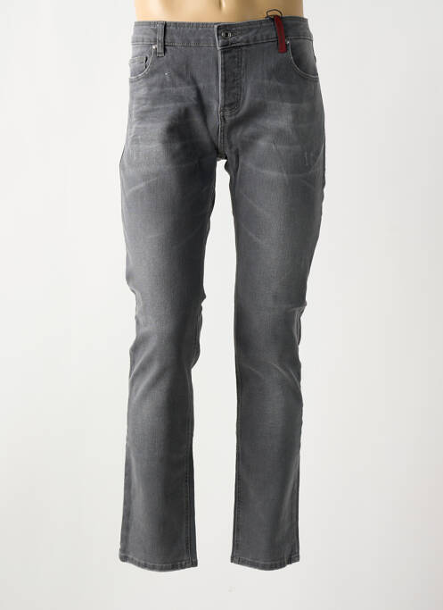 Jeans coupe slim gris REDSKINS pour homme