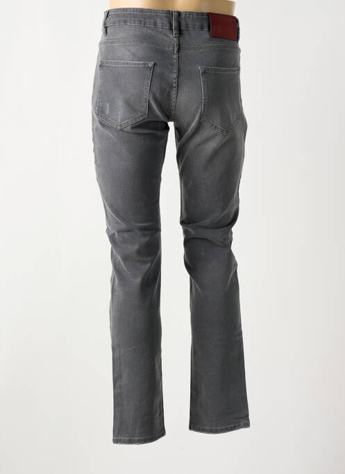 Jeans coupe slim gris REDSKINS pour homme