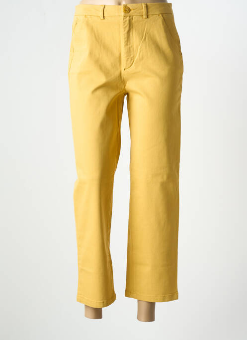 Pantalon 7/8 jaune REIKO pour femme