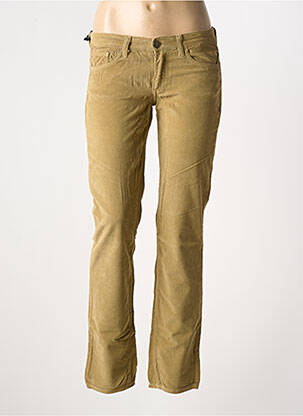 Pantalon slim taille basse taille basse vert FIVE PM femme
