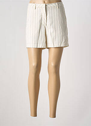 Short taille à pinces taille normale beige MINIMUM femme
