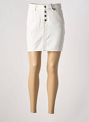 Jupe courte poches beige PEOPLE TREE femme
