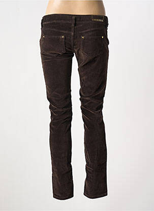 Pantalon slim stretch taille normale marron FREESOUL femme