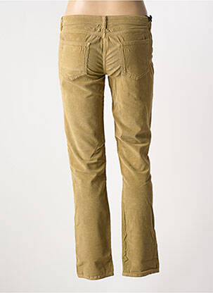 Pantalon droit stretch taille basse marron FIVE PM femme