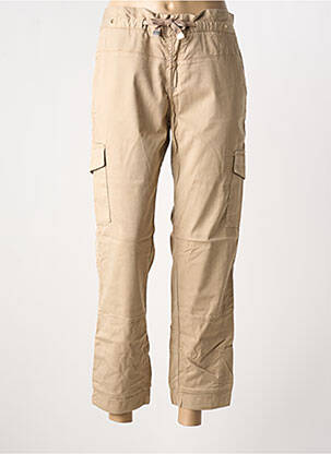 Pantalon cargo poches taille normale beige ATELIER BOHÈME femme