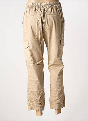 Pantalon cargo taille élastique taille normale beige ATELIER BOHÈME femme