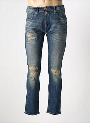 Jeans coupe slim poches bleu TEDDY SMITH homme