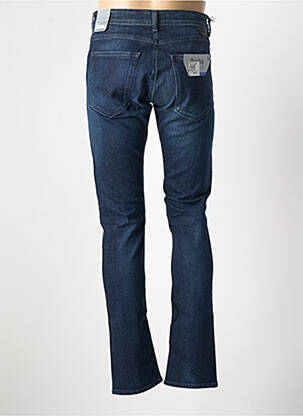 Jeans coupe slim fermeture zippée sous rabat boutonné bleu REPLAY homme