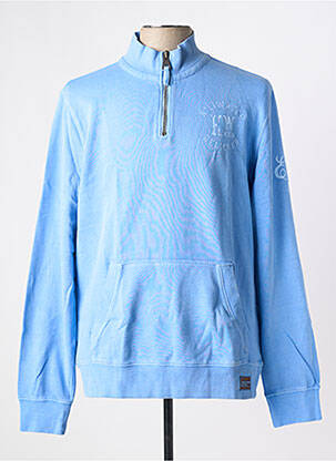 Sweat-shirt col col montant manches longues bleu KILIWATCH homme