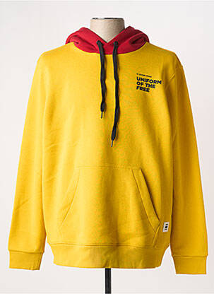 Sweat-shirt à capuche manches longues manches longues jaune G STAR homme