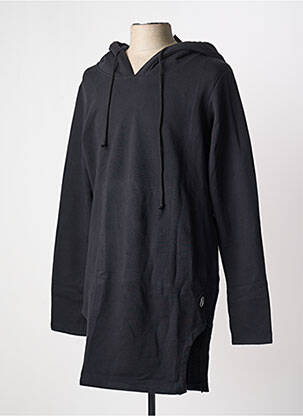 Pull tunique stretch manches longues noir OCTOBRE NOIR femme