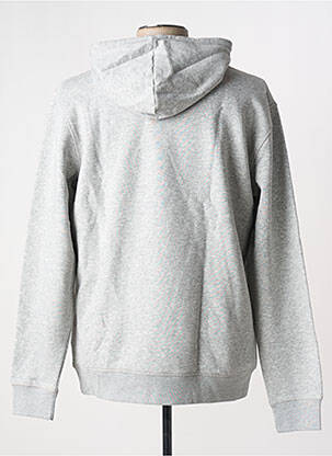 Sweat-shirt à capuche manches longues manches longues gris ELEVEN PARIS homme