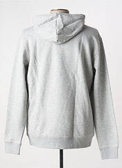 Sweat-shirt à capuche gris ELEVEN PARIS pour homme seconde vue