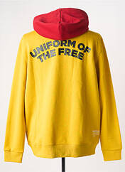 Sweat-shirt à capuche jaune G STAR pour homme seconde vue