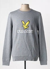 Sweat-shirt gris LYLE & SCOTT pour homme seconde vue