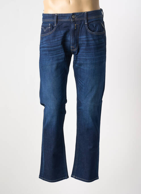 Jeans coupe droite bleu REPLAY pour homme