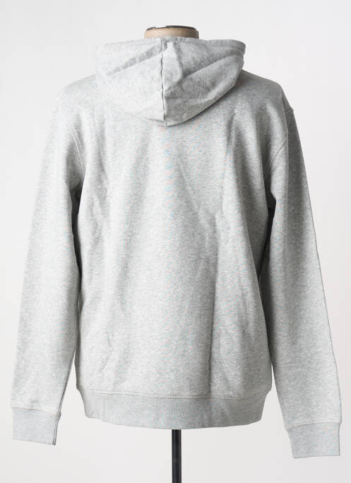 Sweat-shirt à capuche gris ELEVEN PARIS pour homme