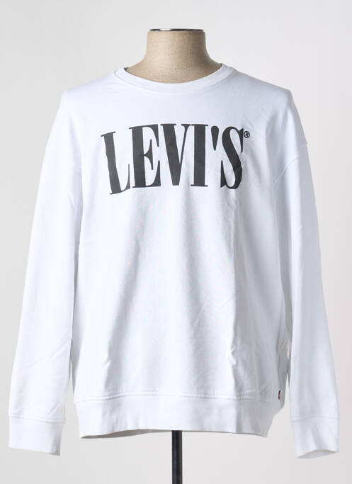 Sweat-shirt blanc LEVIS pour homme