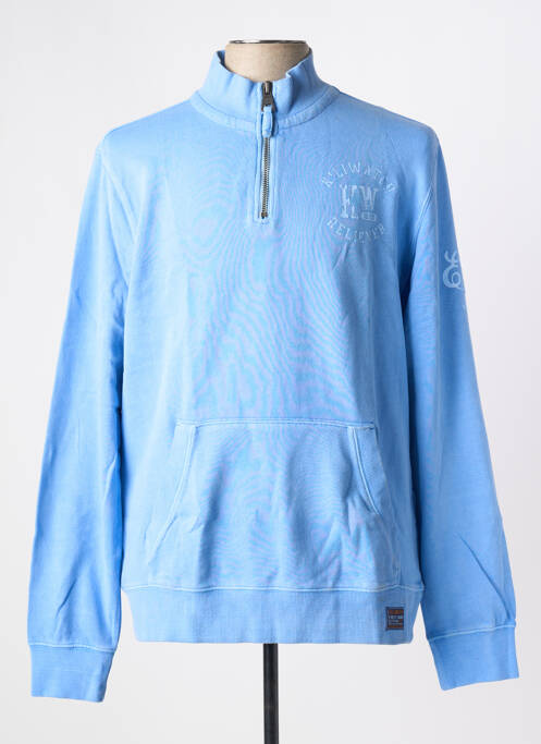 Sweat-shirt bleu KILIWATCH pour homme