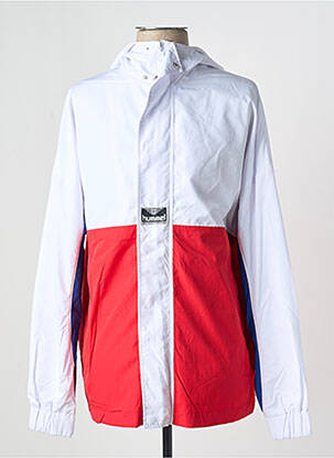 Coupe-vent manches longues a capuche blanc HUMMEL homme