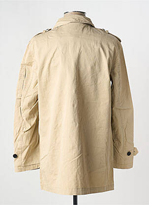 Trench poches sans capuche beige BOMBERS homme