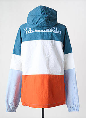 Coupe-vent poches a capuche bleu NAPAPIJRI homme