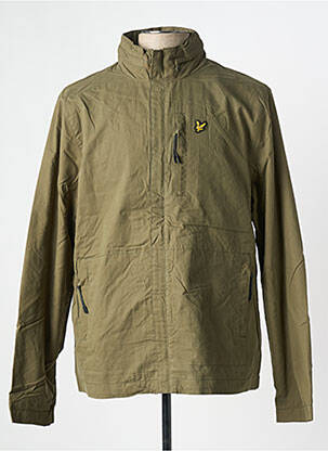 Coupe-vent poches a capuche vert LYLE & SCOTT homme