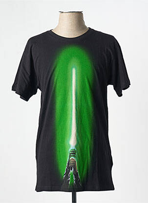 T-shirt noir ELEVEN PARIS pour homme