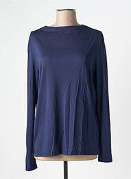 Top coupe fluide manches longues bleu ARMEDANGELS femme