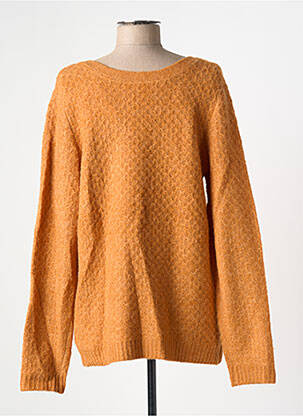 Pull col v manches longues jaune VILA femme