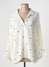 Blouse manches longues manches longues blanc LE TEMPS DES CERISES femme