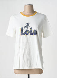 Top manches courtes manches courtes blanc LOIS femme