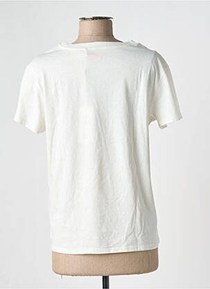 T-shirt coupe droite manches courtes blanc TEDDY SMITH femme