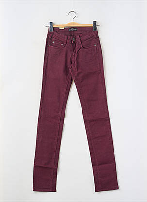 Pantalon slim poches violet CIMARRON femme