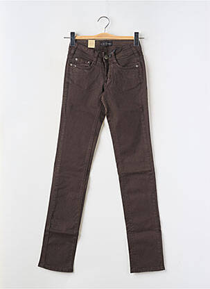 Pantalon slim poches marron CIMARRON femme