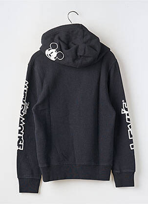 Sweat-shirt à capuche col v manches longues noir LEVI'S femme