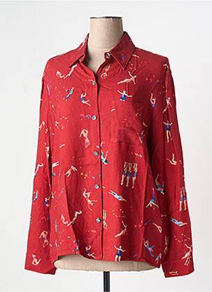 Chemisier rouge BLEU TANGO pour femme