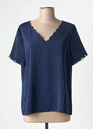 Top bleu GRACE & MILA pour femme