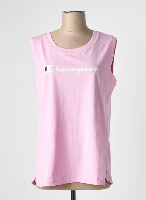 Débardeur rose CHAMPION pour femme