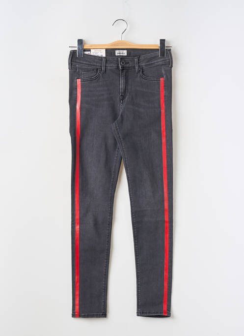 Jeans skinny gris PEPE JEANS pour fille